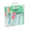 BEABA Set repas silicone 2 pièces compartimenté - bleu 36,99 €
