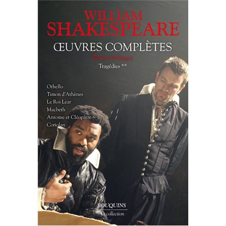 Shakespeare - Tragédies - T.2 - Edition bilingue français/an