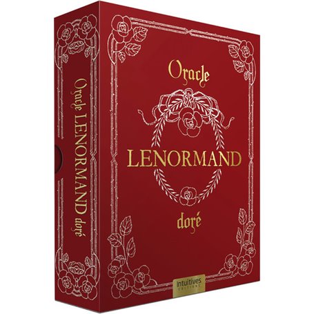 Coffret Oracle Lenormand doré