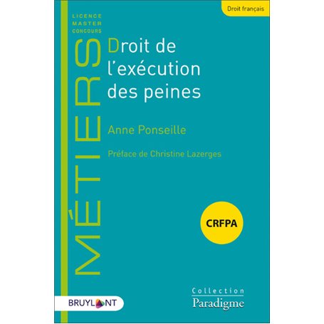 Droit de l'exécution des peines