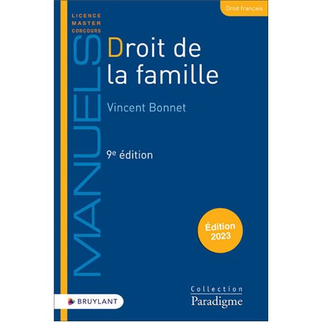 Droit de la famille 9ed