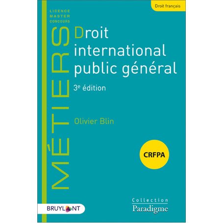 Droit international public général 3ed