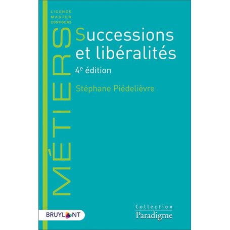 Successions et libéralités