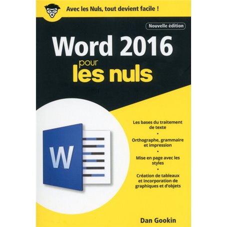 Word 2016 2ed Poche Pour les Nuls