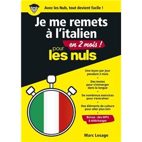 Je me remets à l'italien en 2 mois ! pour les Nuls