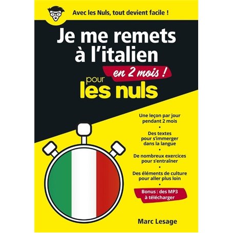 Je me remets à l'italien en 2 mois ! pour les Nuls