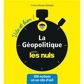 La géopolitique pour les Nuls - Vite et bien