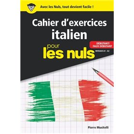 Cahier d'exercices italien débutant pour les Nuls