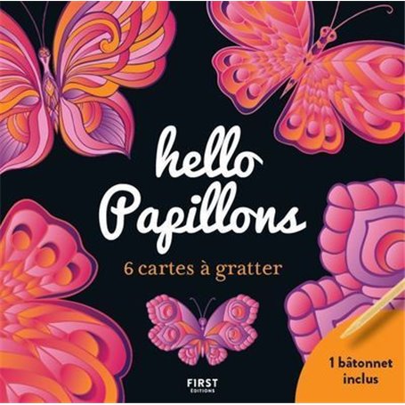 Cartes à gratter mini - Hello Papillons