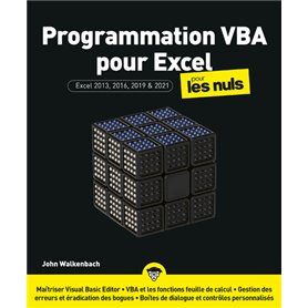 Programmation VBA pour Excel Pour les Nuls