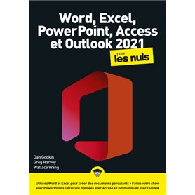 Word, Excel, PowerPoint, Access, Outlook 2021 Megapoche Pour les Nuls