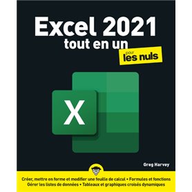 Excel 2021 Tout en 1 Pour les Nuls