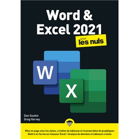 Word et Excel 2021 Mégapoche Pour les Nuls