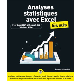 Analyses statistiques avec Excel 2021 Pour les Nuls