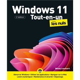 Windows 11 Tout-en-un Pour les Nuls, 2e édition