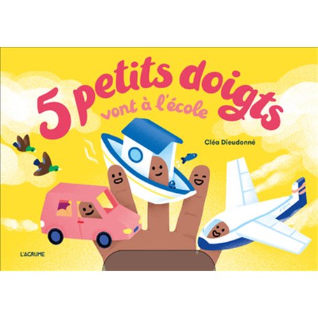 5 petits doigts vont à l'école