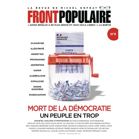 Front Populaire - N° 9 Mort de la démocratie. Un peuple en trop