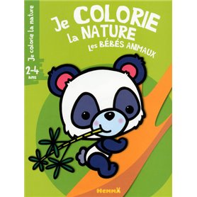 Je colorie la nature Les bébés animaux (2-4 ans)