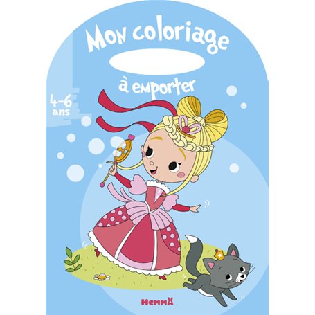 Mon coloriage à emporter (4-6 ans) (Princesse-bulles de savon)