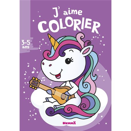 J'aime colorier (3-5 ans) (Licorne)