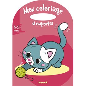 Mon coloriage à emporter (3-5 ans) (Chat)