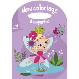 Mon coloriage à emporter (4-6 ans) (Fée et coccinelle)