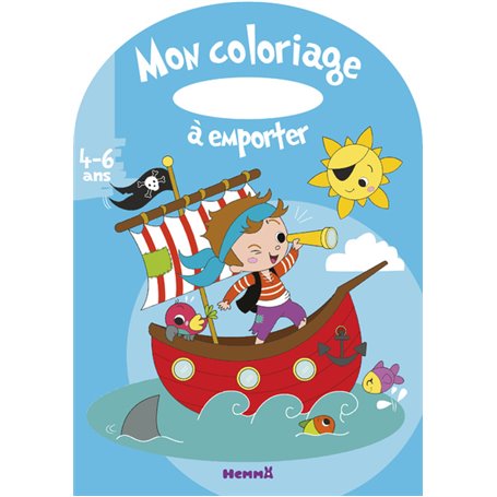 Mon coloriage à emporter (4-6 ans) (Pirate)