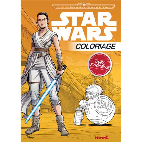 Disney Star Wars Voyage vers SW : L'Ascension de Skywalker - Coloriage avec stickers