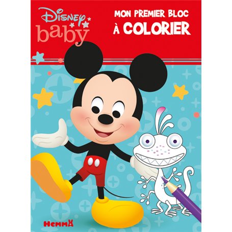 Disney Baby - Mon premier bloc à colorier (Mickey)