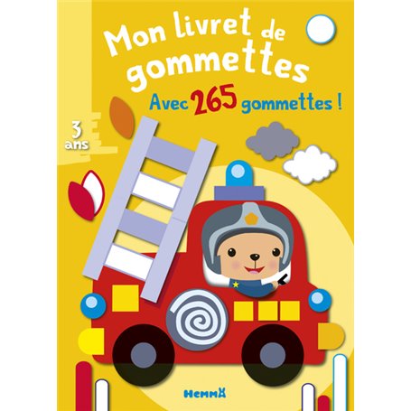 Mon livret de gommettes (Camion de pompier)