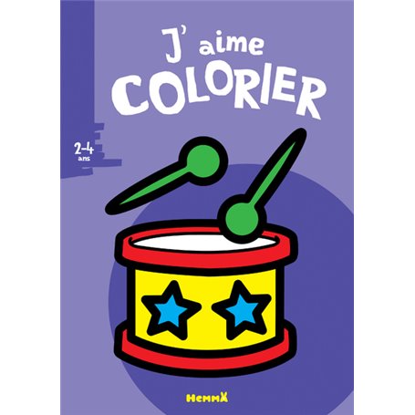 J'aime colorier (2-4 ans) (Tambour)