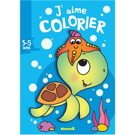 J'aime colorier (3-5 ans) (Tortue)