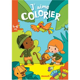 J'aime colorier (4-6 ans) (La jungle)