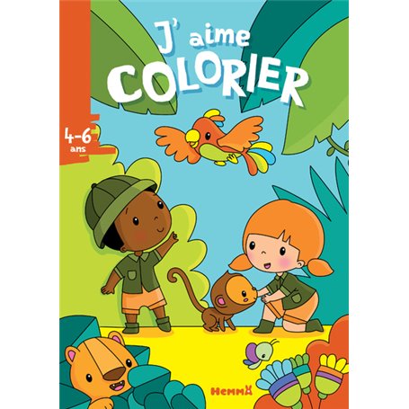J'aime colorier (4-6 ans) (La jungle)