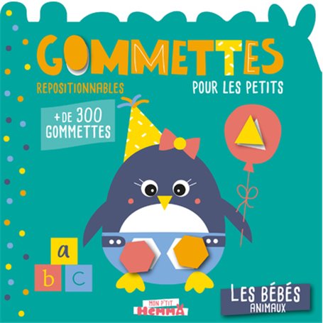 Mon P'tit Hemma Gommettes pour les petits - Les bébés animaux