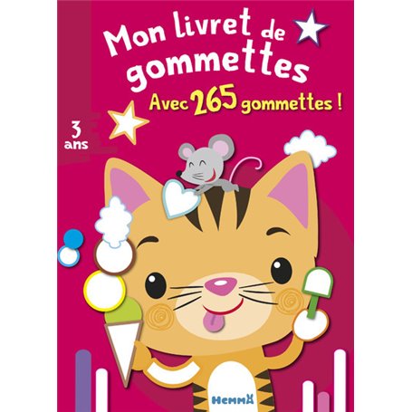 Mon livret de gommettes (Chat)