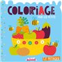 Mon P'tit Hemma Coloriage pour les petits - Le potager