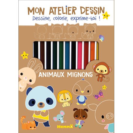 Mon atelier dessin - Animaux mignons