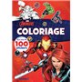 Marvel Avengers - Coloriage avec plus de 100 stickers (Black Widow et Iron Man)