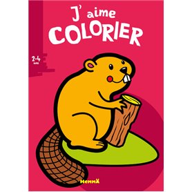 J'aime colorier (2-4 ans) - Castor