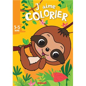 J'aime colorier (3-5 ans) - Paresseux