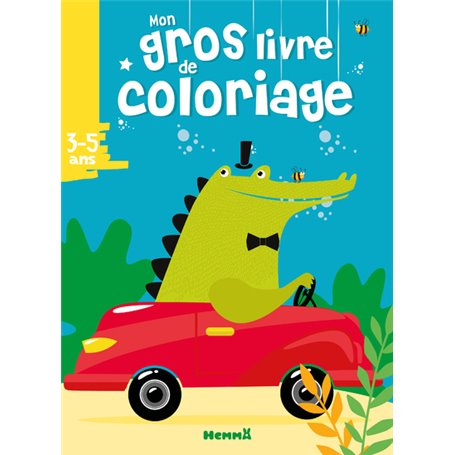 Mon gros livre de coloriage (Croco voiture)