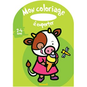 Mon coloriage à emporter (2-4 ans) (Vache)