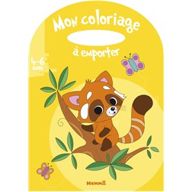 Mon coloriage à emporter (4-6 ans) (Panda roux)