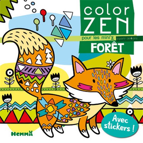Color zen pour les mini'z - Forêt