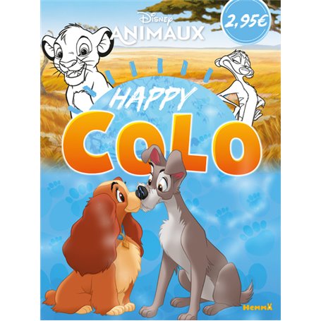 Disney Animaux - Happy colo (Belle et le Clochard)