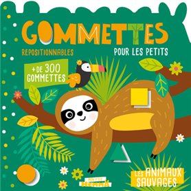 Mon P'tit Hemma Gommettes pour les petits - Les animaux sauvages