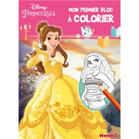 Disney Princesses - Mon premier bloc à colorier (Belle)