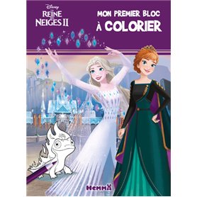 Disney La Reine des Neiges 2 - Mon premier bloc à colorier (Elsa et Anna)