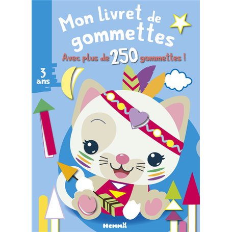 Mon livret de gommettes (Chat blanc) - Avec plus de 250 gommettes !